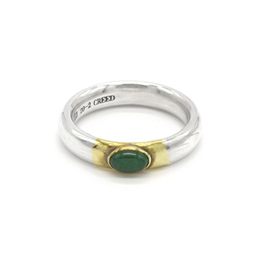 오드콜렛(oddcollet)marriage bend ring (green)